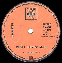 Peace Lovin Man disc